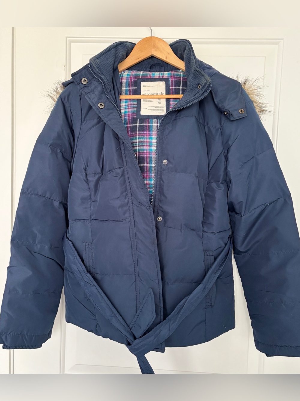 Aeropostale Down and Feather Puffer Jacket with Hood